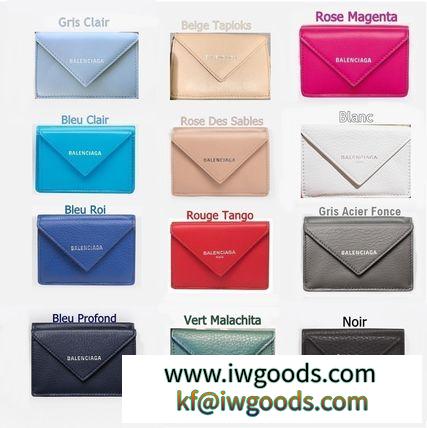 【BALENCIAGA ブランド コピー】バレンシアガ ブランドコピーコンパクトPapier Mini3つ折り財布☆ iwgoods.com:e5oqm3-3