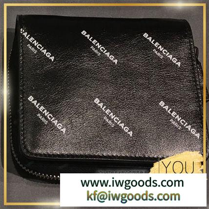 BALENCIAGA ブランドコピー 二つ折り財布 EVERYDAY BILLFOLD WALLET WITH LOGO iwgoods.com:4ukkft-3