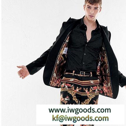★19-20AW★ DOLCE&Gabbana 激安スーパーコピー ブラックコットンジャカードシャツ iwgoods.com:o649c4-3
