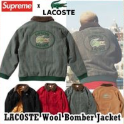 Supreme LACOSTE Wool Bomber Jacket AW 19 シュプリーム ジャケット 安い コピー 秋冬人気継続中保温性抜群おしゃれ新作 iwgoods.com TnWHvC-3