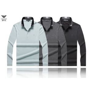 絶対おさえるべきカラーと最新 2022年秋冬に欠かせない アルマーニ ARMANI 長袖Tシャツ 3色可選 iwgoods.com CGjGba-3