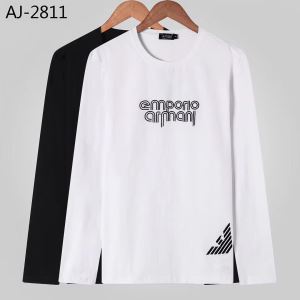 アルマーニ ARMANI 長袖Tシャツ 2色可選 今年らしい新しい人気色 2021秋のファッショントレンドはこれ iwgoods.com 8LjaeC-3