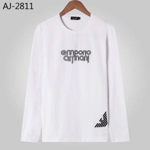 2色可選 アルマーニ ARMANI 長袖Tシャツ 冬のおしゃれを楽しみたい 2020秋冬定番コーデ iwgoods.com fGXnaq-3