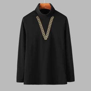 長袖Tシャツ 2色可選 ヴェルサーチ VERSACE 2020年秋に買うべき プチプラに見えない最旬スタイル iwgoods.com XDaaCu-3
