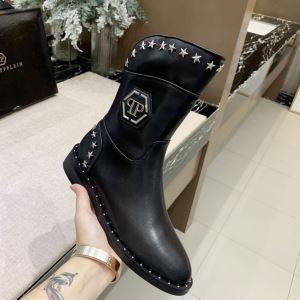 フィリッププレイン 秋冬シーズンのための新作が揃う  PHILIPP PLEIN 魅力的な秋冬新作が登場 レザーブーツ 厳選された憧れの秋冬新品 iwgoods.com zKLXHj-3