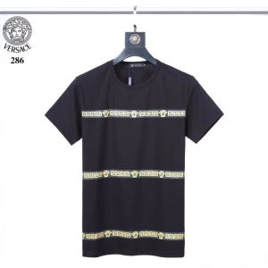 3色可選 着こなしを楽しむ ヴェルサーチ VERSACE 半袖Tシャツ 2020年春夏コレクション iwgoods.com riuemm-3