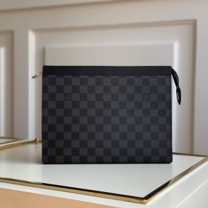 収納OK人気トレンドLouis Vuitton ヴィトン ダミエ ポーチ コピー2020トレンド限定価格ビジネスクラッチバッグ使い勝手 iwgoods.com Krququ-3