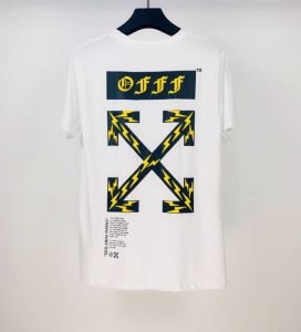 Off-White エレガントな雰囲気 オフホワイト2色可選  半袖Tシャツ おしゃれな人が持っている iwgoods.com LLzO9n-3