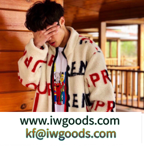 最高人気♡Supremeコピー FW18 Reversible Logo Fleece Jacket シュプリームジャケット男女兼用 iwgoods.com uiqKzi-3
