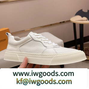 履き心地2022年☆LOUIS VUITTON  靴 ホワイト色おしゃれ☆ルイヴィトン スニーカー コピー 簡単デザイン iwgoods.com Xrqqmu-3