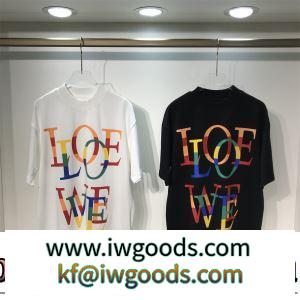 2色可選 半袖Tシャツ 2022春夏 収縮性のある ロエベコピーブランド 実用性に溢れるアイテム カジュアル iwgoods.com DOPfae-3