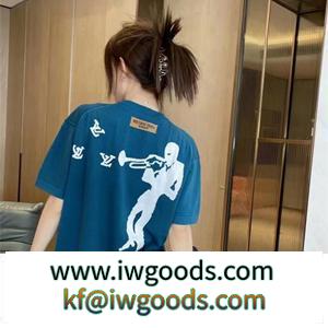 新作 LOUIS VUITTON 背中に存在感を持たせる ルイヴィトン コピー Tシャツ シルクのインサイドアウト風 iwgoods.com 05Xraa-3