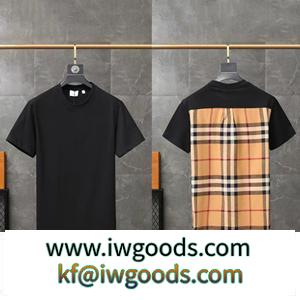 大人気のブランド安い買い物 BURBERRY2022ssおすすめ バーバリーコピーTシャツ チェック ユニセックス iwgoods.com XTTnay-3