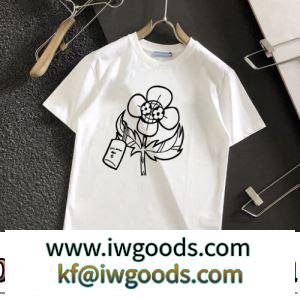 2022春夏 半袖Tシャツ 頑丈な素材 2色可選 LOUIS VUITTONブランド コピー 柔らかな質感 iwgoods.com HLvqOz-3