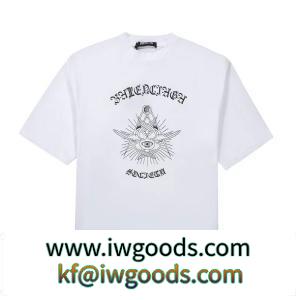 カジュアルにきれいめBALENCIAGA バレンシアガ半袖Tシャツ 偽物 無地のデザインで大人気 男女兼用2色可選 iwgoods.com eSfeKb-3