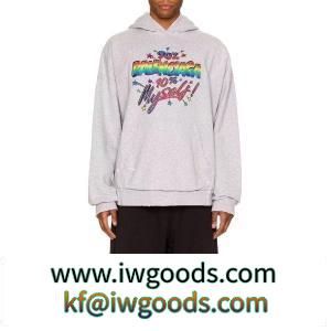 最旬ハイブランドBALENCIAGA 2022FW 90/10 HOODIE WIDE FIT バレンシアガ偽物 パーカー ストリート感 iwgoods.com z8v4Ln-3