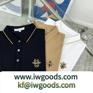 2022春夏で魅力たっぷりD1OR ブランド半袖コピー ポロシャツ 高品質の刺繍入り 都会らしい洗練された印象 iwgoods.com T995Pn-3