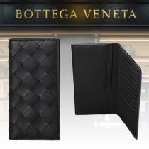 BOTTEGA VENETA ブランド 偽物 通販☆イントレチャート ナッパ コンチネンタル ネロ iwgoods.com:c0qe29