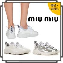 【日本未入荷】MIUMIU 激安スーパーコピー★MIU RUN レザー スニーカー【関税込】 iwgoods.com:mp49pl