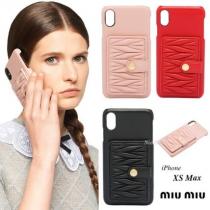 先取り!★MIUMIU スーパーコピー 代引★カードケース付き♪iPhone XS Maxケース＊3色 iwgoods.com:4vm1of