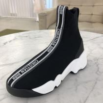 【DIOR 偽ブランド】19/20AW “DIOR 偽ブランド FUSION” ハイカットスニーカー (Black) iwgoods.com:xsr6zk