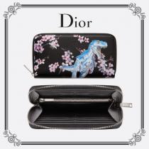 新作≪DIOR 偽ブランド≫ ロゴ入りラウンドジップ長財布 ☆カーフスキン素材 iwgoods.com:ott3g0