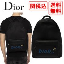 関税・送料込 DIOR ブランドコピー商品×KAWS BEE MOTIF バックパック iwgoods.com:186hpk