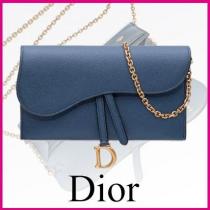 DIOR スーパーコピー(ディオール ブランド 偽物 通販)★カーフスキン “Saddle” ウォレット★税込 iwgoods.com:e3ds4b