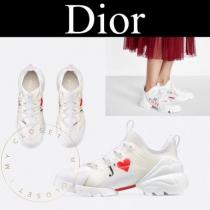 DIOR ブランド コピー スニーカー シューズ CD ロゴ ネオプレン ホワイト 直営 女 iwgoods.com:lpxi6i