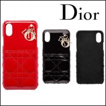 DIOR コピーブランド(ディオール ブランドコピー)★ カーフスキン LADY DIOR コピーブランド IPHONE X用ケース iwgoods.com:nqsld0