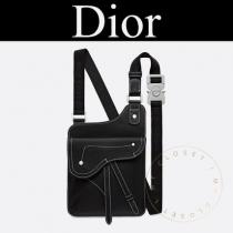 DIOR コピーブランド バッグ ショルダー カーフ Saddle CD ロゴ 直営店 19AW 黒 iwgoods.com:c290j7