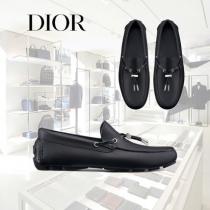 【TIMELESS】DIOR 偽ブランド*ディオール 激安スーパーコピー*カーフスキン ローファー*ブラック iwgoods.com:7a6bib