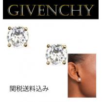 【関税送料込】★GIVENCHY ブランド コピー★クリスタル スタッズピアス GOLD iwgoods.com:dfjxum