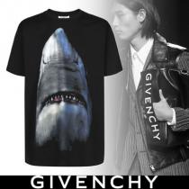 GIVENCHY コピーブランド オーバーサイズ シャークプリント Tシャツ ブラック iwgoods.com:1yrwi5