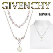 【国内発送】GIVENCHY 偽ブランドクリスタルxパールネックレス iwgoods.com:rtvncw