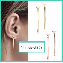 【偽物 ブランド 販売 Tiffany & Co】偽物 ブランド 販売 Tiffany T wire bar earrings in 18k gold iwgoods.com:f2atl9