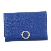 BVLGARI ブランドコピー通販 レディース 二つ折り財布 BLUE 287604 iwgoods.com:em09fm