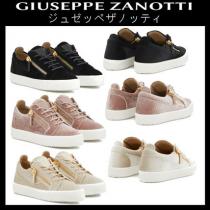 【GIUSEPPE ZANOTTI ブランドコピー】サイドジップ★ベルベットスニーカー3color iwgoods.com:uxxj80