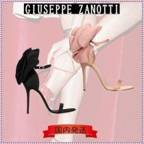 国内発送  GIUSEPPE ZANOTTI スーパーコピー 代引  フラワーアップリケ サンダル iwgoods.com:x7ytjb