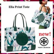 セール 新作 Tory Burch コピーブランド Ella Printed Tote (大) A4サイズ収納OK iwgoods.com:6dlizm