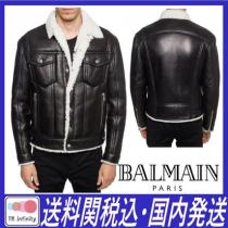 ♪完売必至★送料関税込★BALMAIN コピー商品 通販★Shearling Leather Jacket iwgoods.com:pxkwit