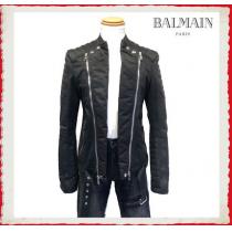 ★大特価★BALMAIN スーパーコピー 代引 バイカージャケット コーティングコットン iwgoods.com:feeqcv