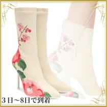 関税込◆Printed stretch-knit ankle boots iwgoods.com:tv7gzt