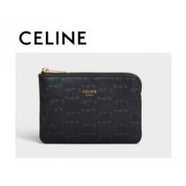 CELINE コピー品☆トリオンフコイン&カードポーチウィズ フック/エンボス iwgoods.com:x715gh