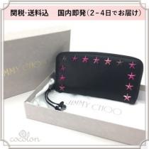 【関税込】国内即発[Jimmy CHOO ブランド 偽物 通販] FILIPA Wスタースタッズ 長財布 iwgoods.com:gtvhdr