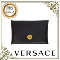 【関税込】VERSACE ブランドコピー☆メデゥーサ レザー カードケース ブラック iwgoods.com:59v26n