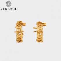 【VERSACE 激安スーパーコピー】ビンテージロゴスモールクレオール ピアス iwgoods.com:h5hs9b