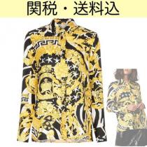 関税送料込★VERSACE 激安スーパーコピー* バロック プリント シルク シャツ iwgoods.com:isrip4