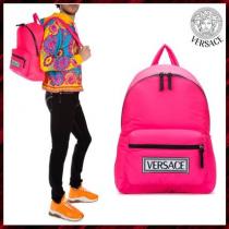 【関税込】VERSACE コピーブランド★ロゴ ナイロン バックパック iwgoods.com:vyt6ub