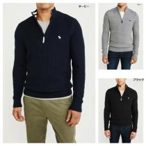 【Abercrombie&Fitch ブランドコピー通販】  HALF-ZIP SWEATER ♪　アバクロセーター iwgoods.com:8wwe72